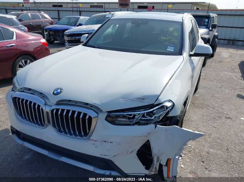 2022 BMW X3 SDRIVE30I - WBX47DP08NN134813