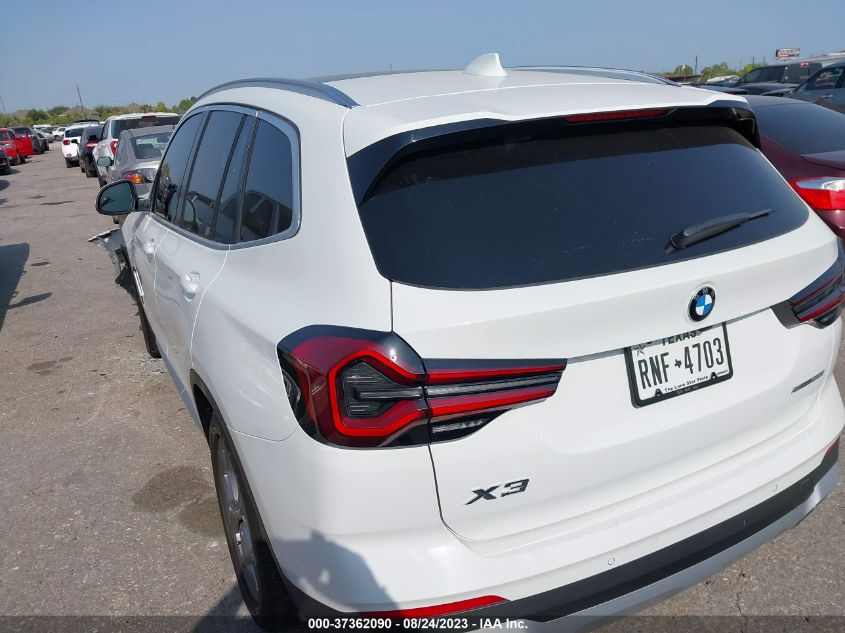 2022 BMW X3 SDRIVE30I - WBX47DP08NN134813