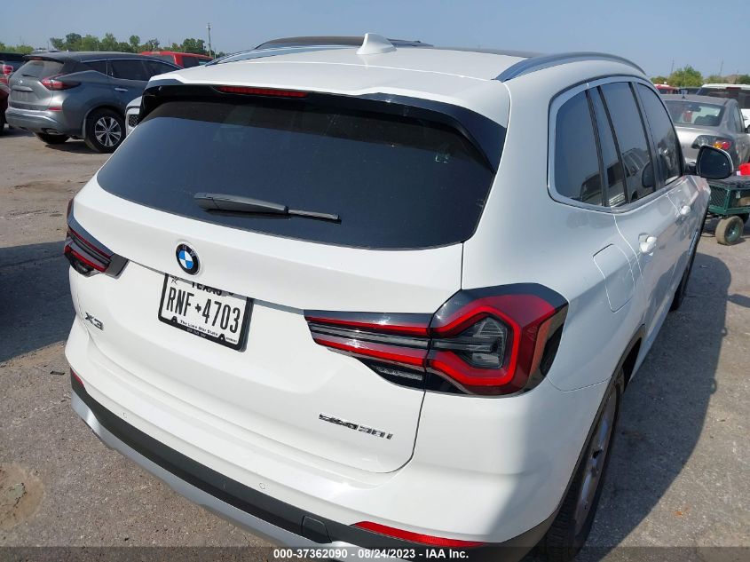 2022 BMW X3 SDRIVE30I - WBX47DP08NN134813