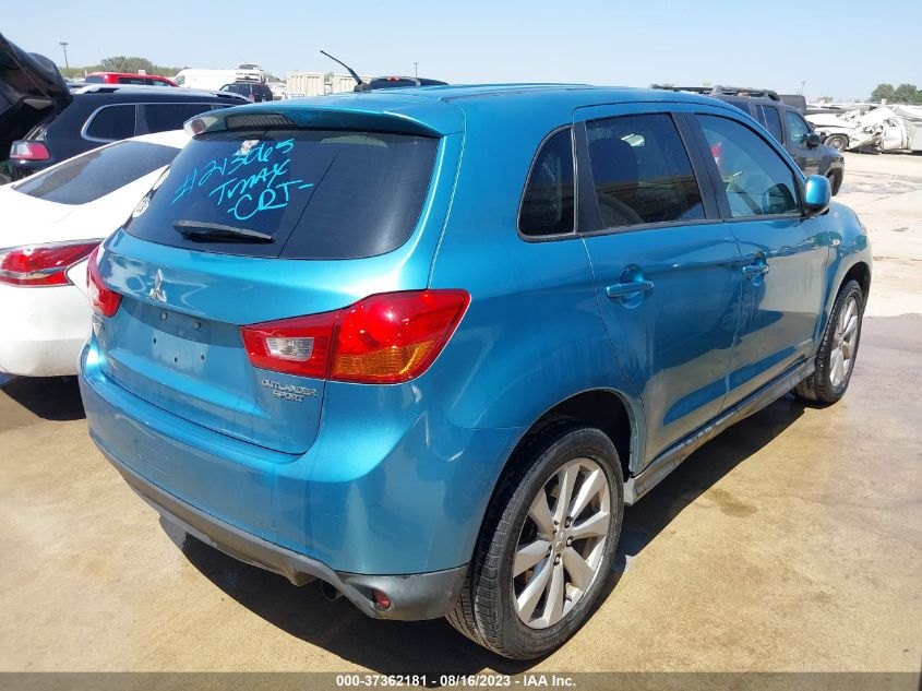 2014 MITSUBISHI OUTLANDER SPORT ES - 4A4AP3AU5EE009914