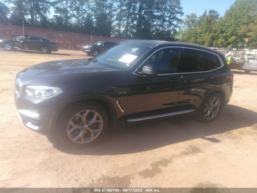 5UXTY5C06M9F65208 2021 BMW X3, photo no. 2