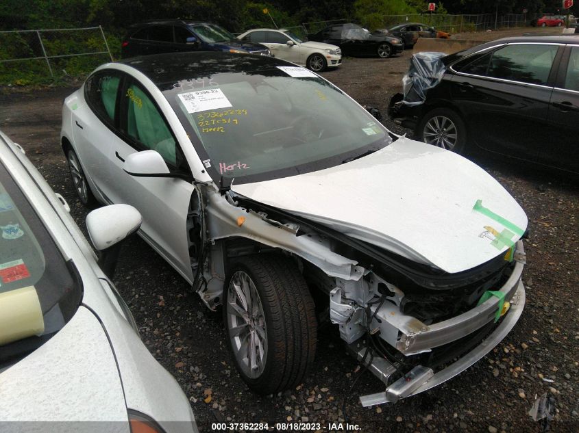 2022 TESLA MODEL 3 LONG RANGE - 5YJ3E1EB5NF286273