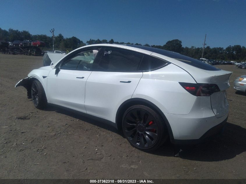 2023 TESLA MODEL Y PERFORMANCE - 7SAYGDEF1PF665586