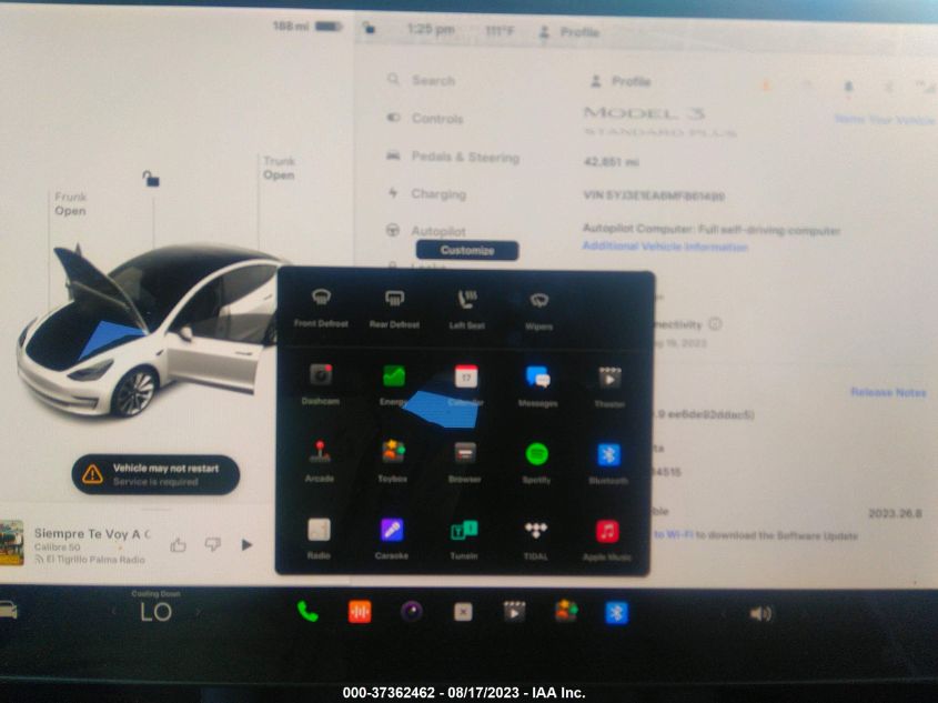 2021 TESLA MODEL 3 - 5YJ3E1EA6MF861499
