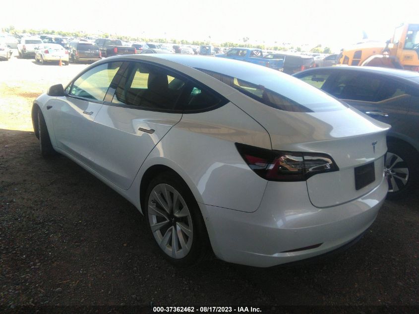 2021 TESLA MODEL 3 - 5YJ3E1EA6MF861499