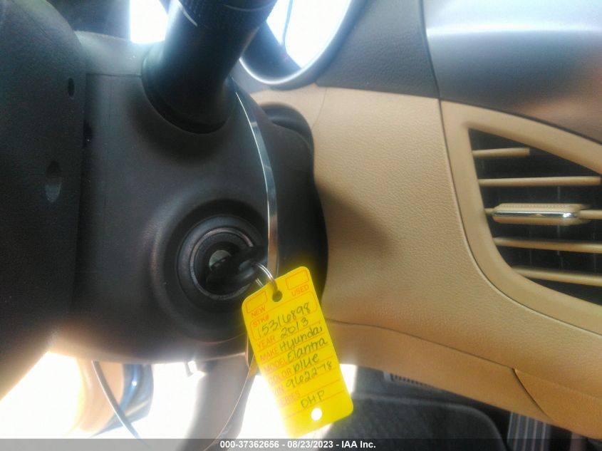 2013 HYUNDAI ELANTRA GLS - KMHDH4AE1DU962278
