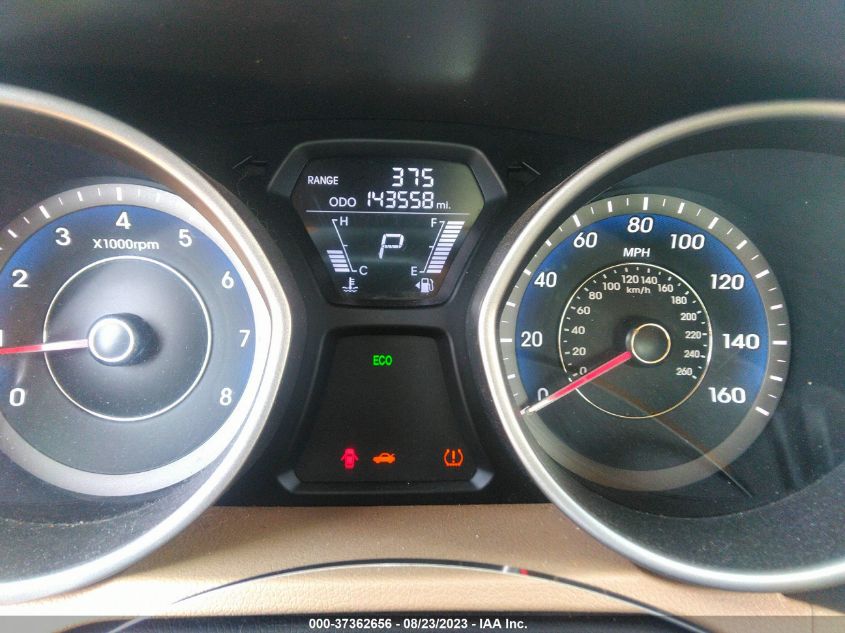 2013 HYUNDAI ELANTRA GLS - KMHDH4AE1DU962278