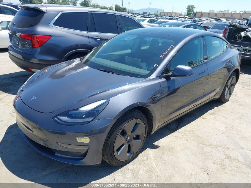 2022 TESLA MODEL 3 - 5YJ3E1EA1NF126382