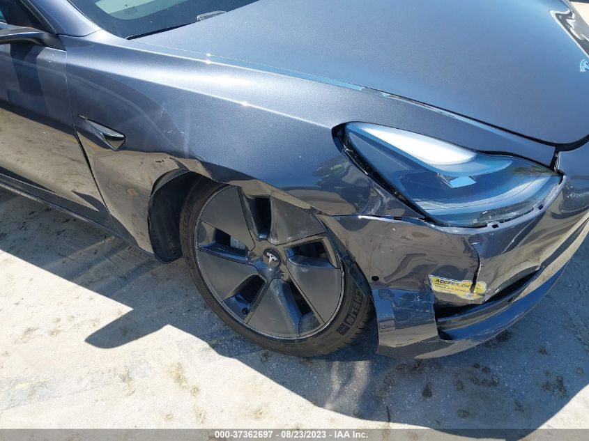 2022 TESLA MODEL 3 - 5YJ3E1EA1NF126382