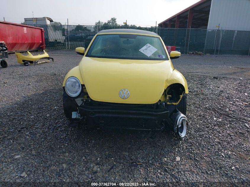 2014 VOLKSWAGEN BEETLE CONVERTIBLE 1.8T W/TECH 3VW507AT8EM809190