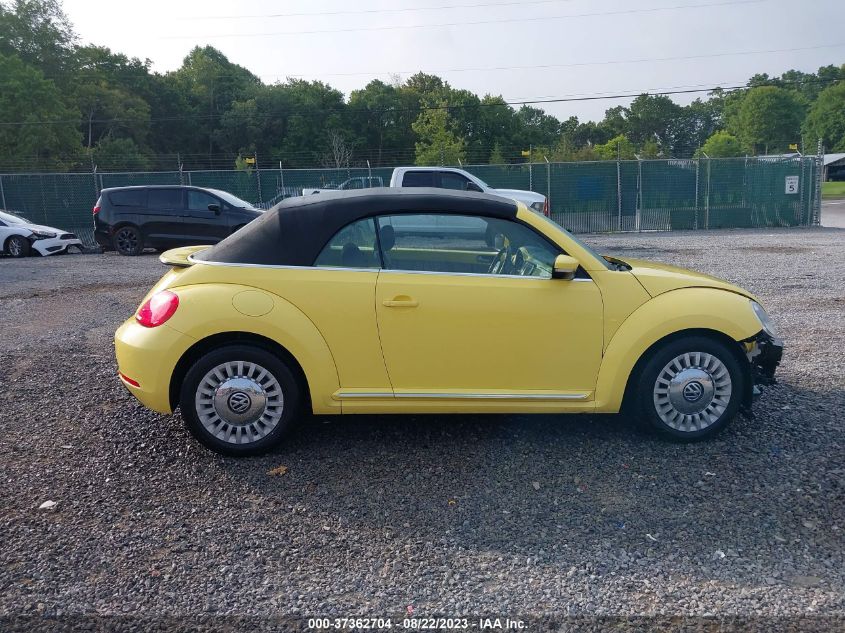 2014 VOLKSWAGEN BEETLE CONVERTIBLE 1.8T W/TECH 3VW507AT8EM809190