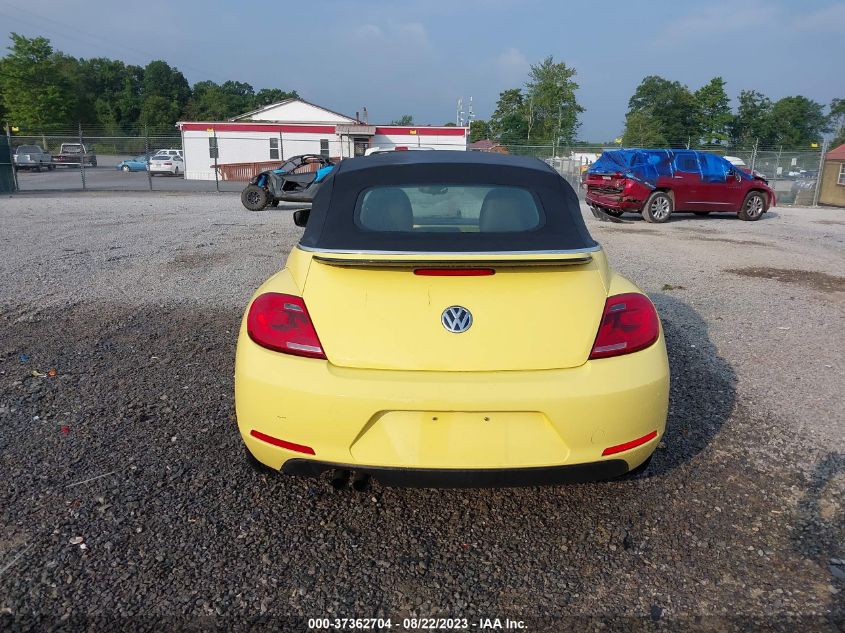2014 VOLKSWAGEN BEETLE CONVERTIBLE 1.8T W/TECH 3VW507AT8EM809190