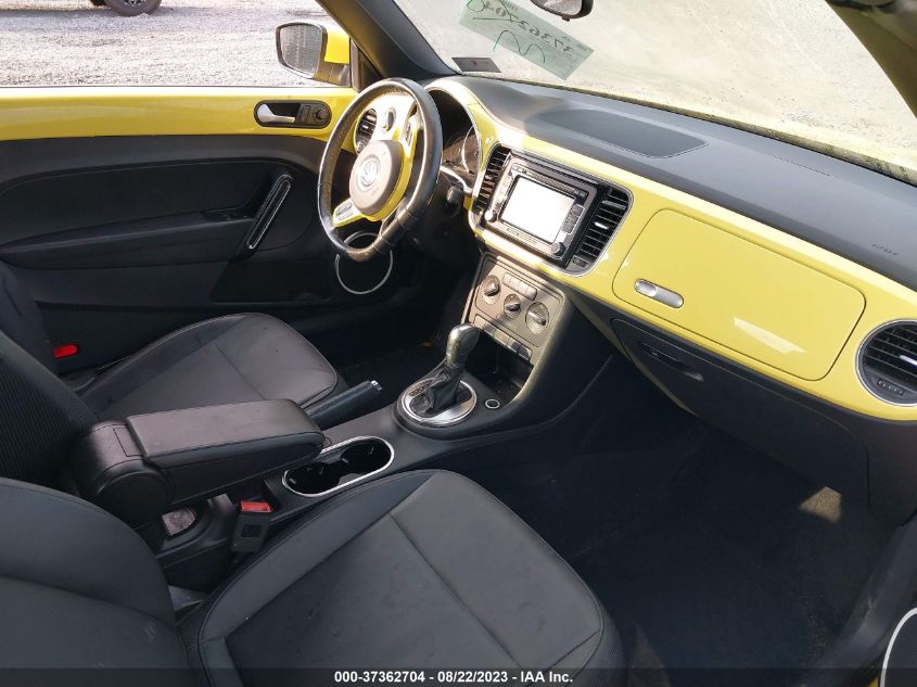 2014 VOLKSWAGEN BEETLE CONVERTIBLE 1.8T W/TECH 3VW507AT8EM809190