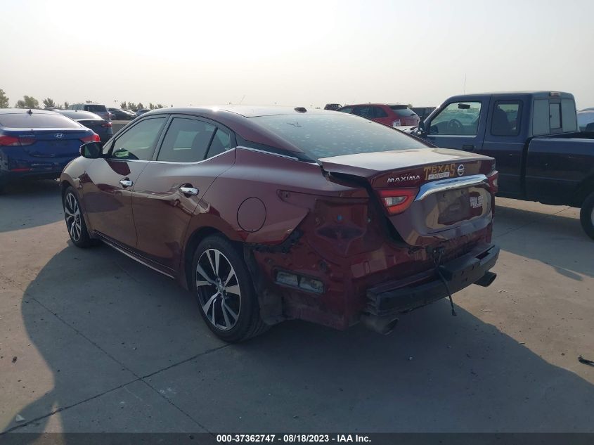 2017 NISSAN MAXIMA SV - 1N4AA6AP4HC440657