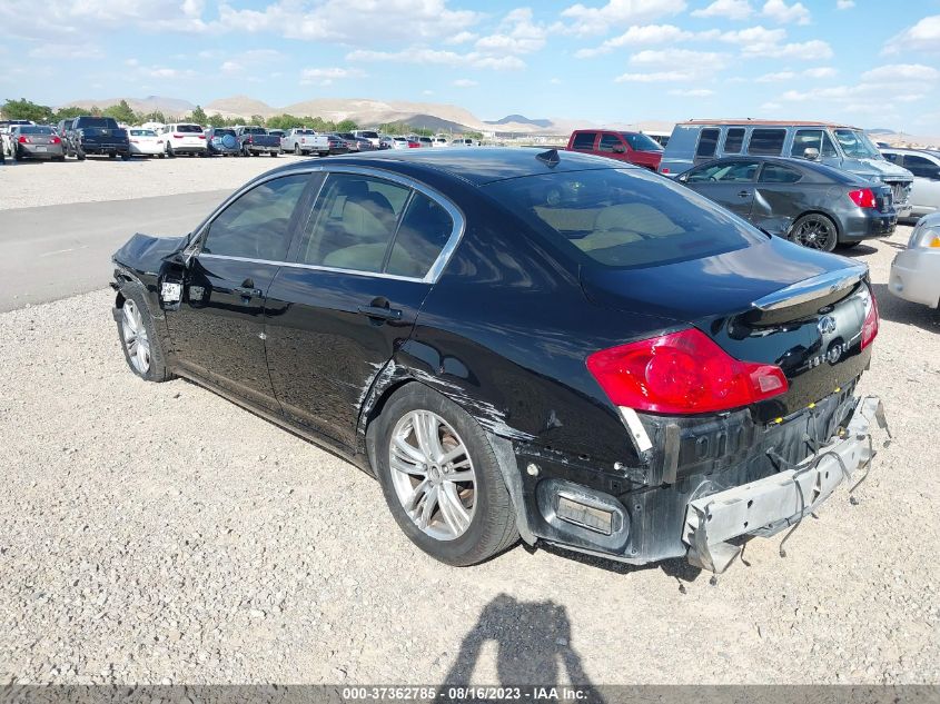 2013 INFINITI G37 SEDAN JOURNEY JN1CV6APXDM723174