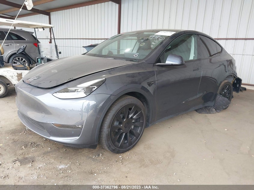VIN 7SAYGDEE8NF561634 2022 TESLA MODEL Y