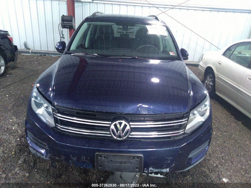 2016 VOLKSWAGEN TIGUAN S - WVGAV7AXXGW526231