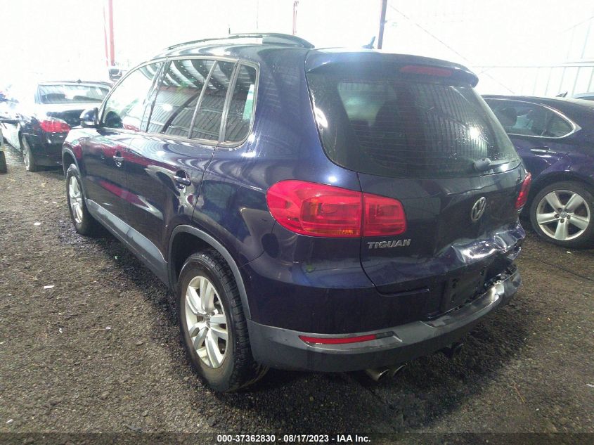 2016 VOLKSWAGEN TIGUAN S - WVGAV7AXXGW526231