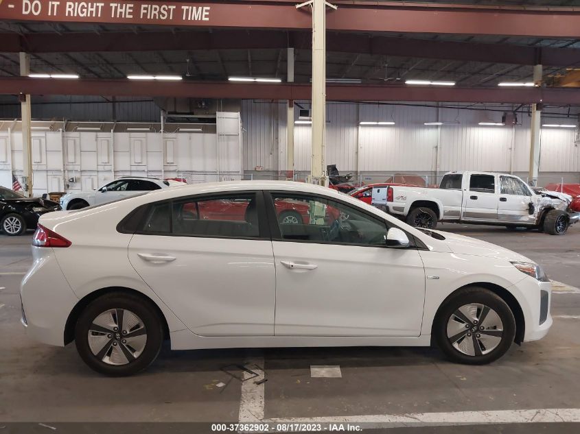 2019 HYUNDAI IONIQ HYBRID BLUE - KMHC65LC8KU167423