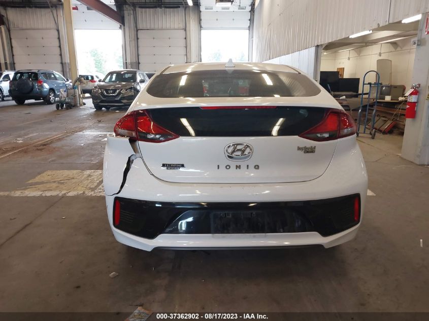2019 HYUNDAI IONIQ HYBRID BLUE - KMHC65LC8KU167423