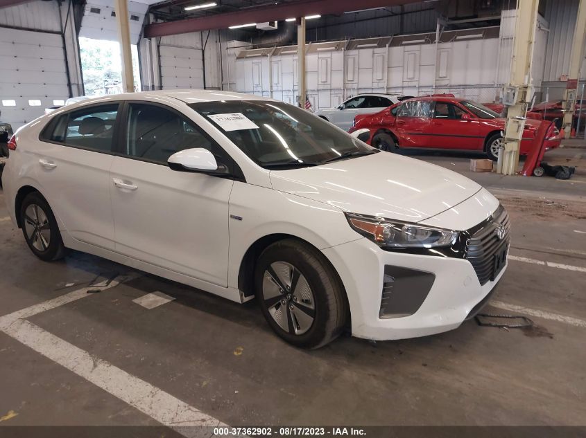 2019 HYUNDAI IONIQ HYBRID BLUE - KMHC65LC8KU167423