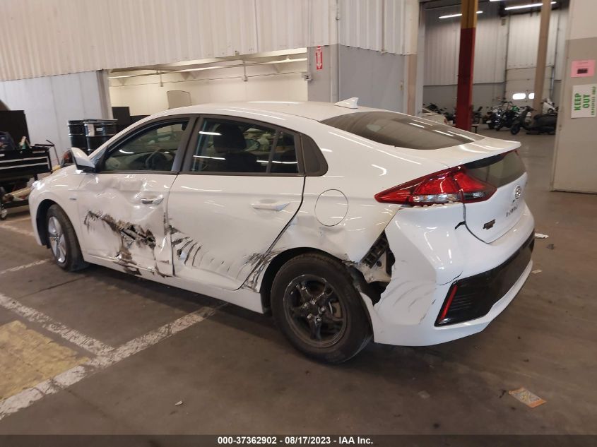 2019 HYUNDAI IONIQ HYBRID BLUE - KMHC65LC8KU167423