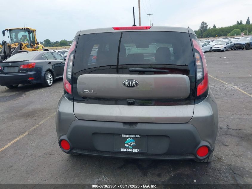 2016 KIA SOUL BASE - KNDJN2A21G7348313