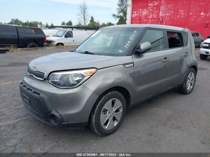 2016 KIA SOUL BASE - KNDJN2A21G7348313