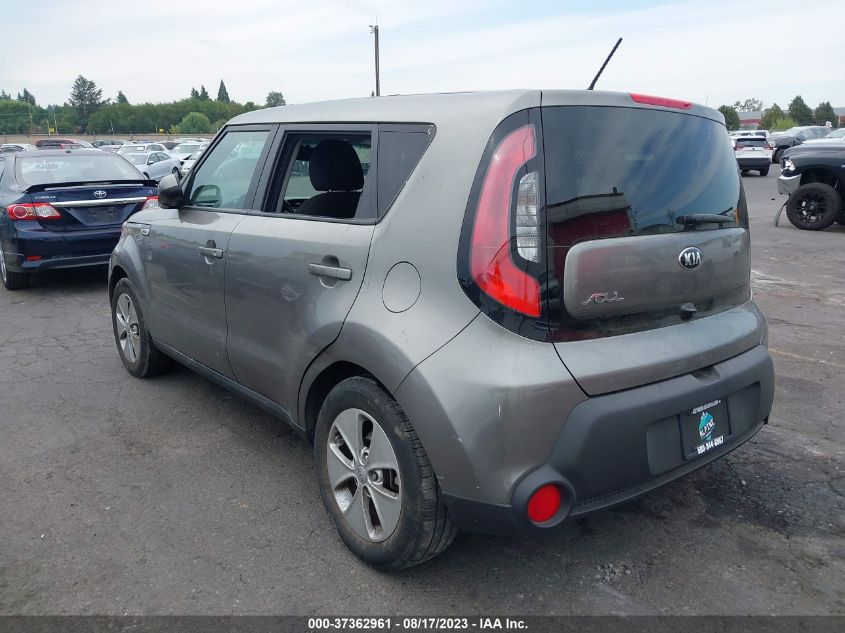 2016 KIA SOUL BASE - KNDJN2A21G7348313
