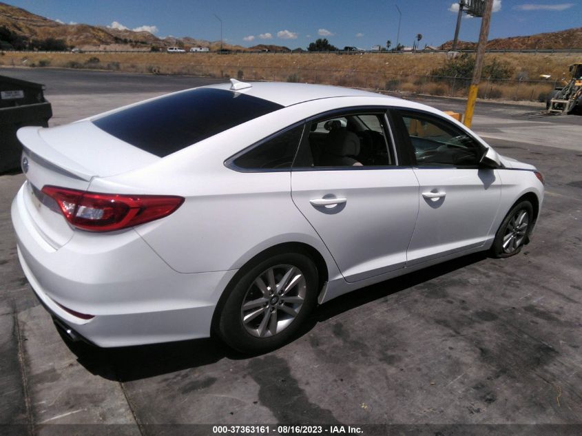 2016 HYUNDAI SONATA 2.4L - 5NPE24AF3GH395296