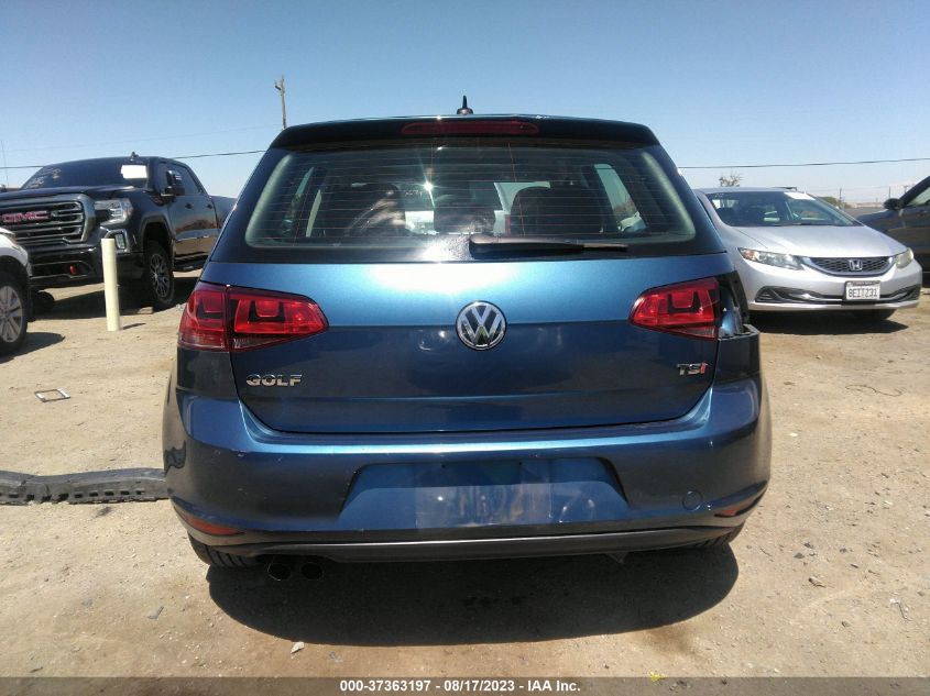 2017 VOLKSWAGEN GOLF S - 3VW217AU9HM065208