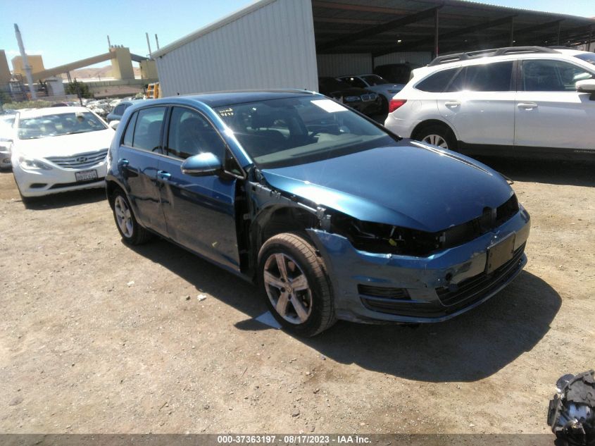 2017 VOLKSWAGEN GOLF S - 3VW217AU9HM065208