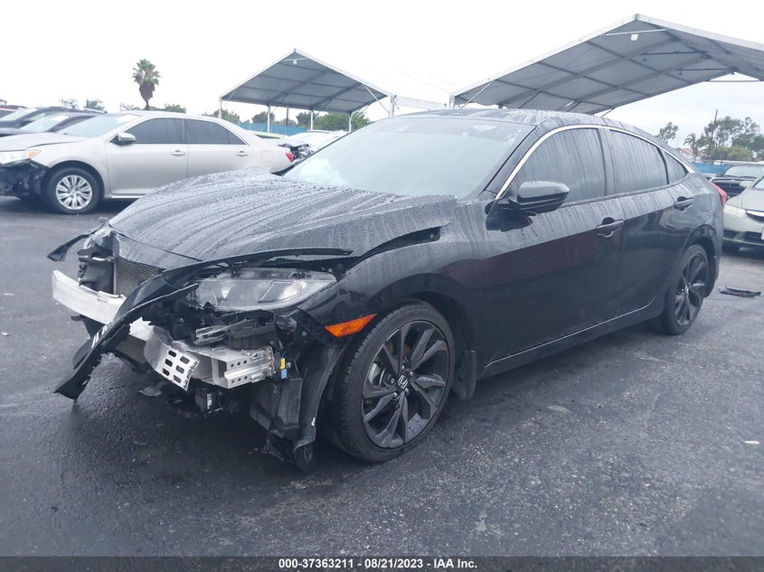 VIN 19XFC2F85LE009735 2020 HONDA CIVIC SEDAN SPORT