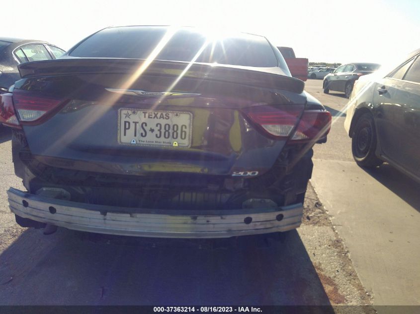 2016 CHRYSLER 200 LIMITED - 1C3CCCAB9GN117213