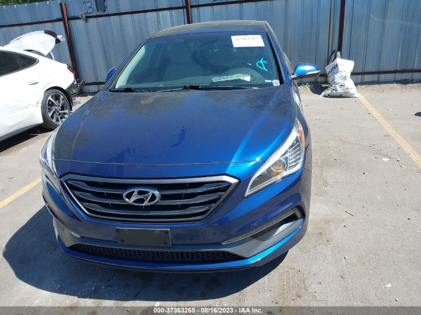 2016 HYUNDAI SONATA 2.4L SPORT - 5NPE34AF8GH360282