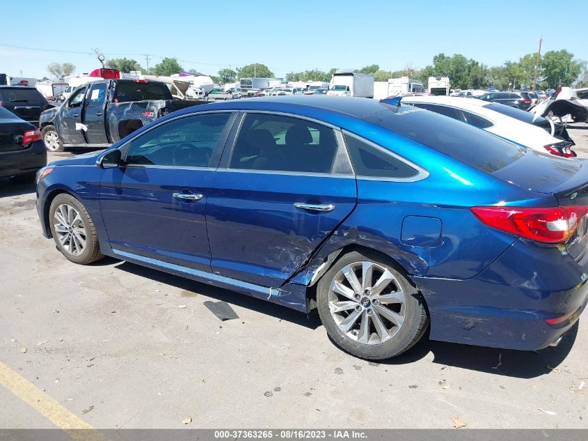 2016 HYUNDAI SONATA 2.4L SPORT - 5NPE34AF8GH360282