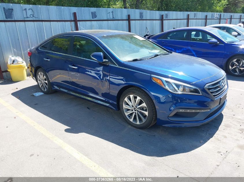 2016 HYUNDAI SONATA 2.4L SPORT - 5NPE34AF8GH360282