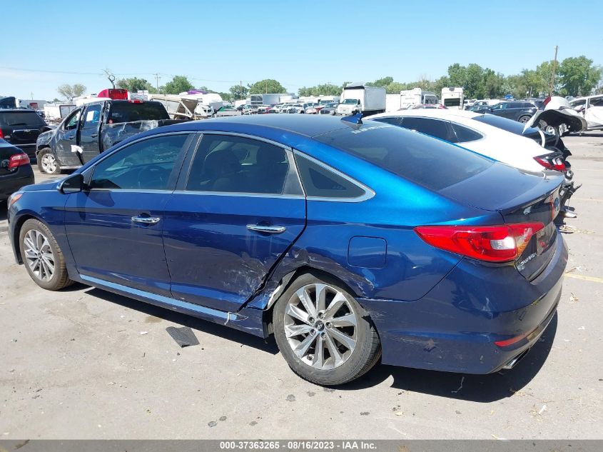 2016 HYUNDAI SONATA 2.4L SPORT - 5NPE34AF8GH360282