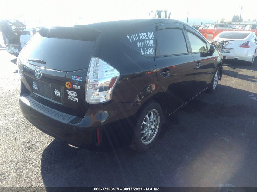 2014 TOYOTA PRIUS V TWO/THREE/FIVE - JTDZN3EU2EJ014909