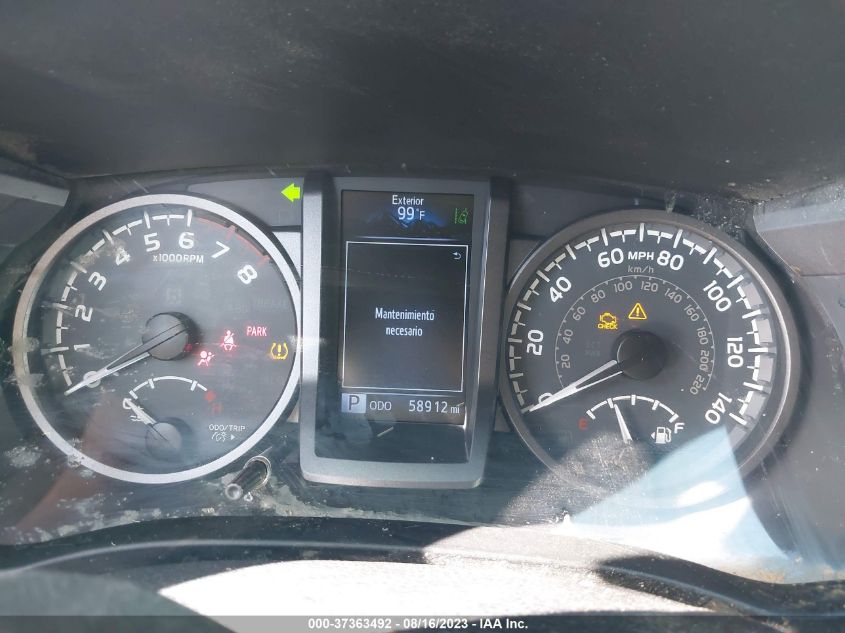 2019 TOYOTA TACOMA 4WD SR/SR5/TRD SPORT - 5TFCZ5AN9KX192202