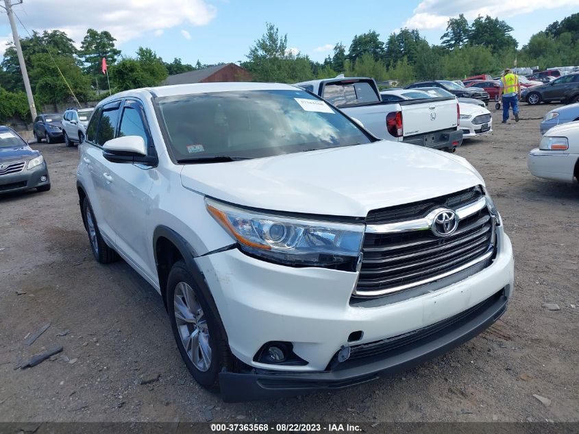 2015 TOYOTA HIGHLANDER LE - 5TDBKRFH5FS112366