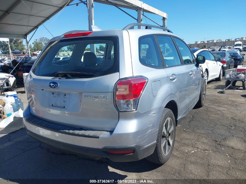 2017 SUBARU FORESTER - JF2SJABC9HH478886