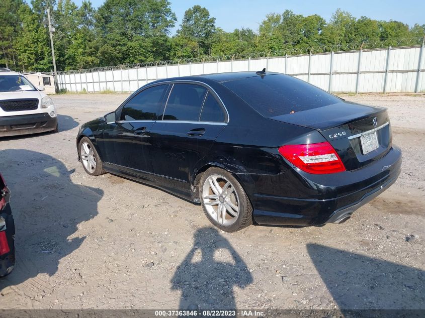 2013 MERCEDES-BENZ C-CLASS C 250 - WDDGF4HB5DA803063