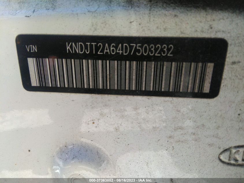 2013 KIA SOUL + - KNDJT2A64D7503232