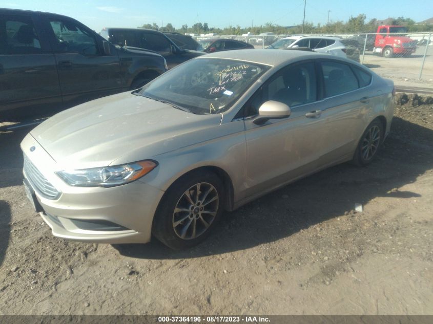 2017 FORD FUSION SE - 3FA6P0H75HR126170