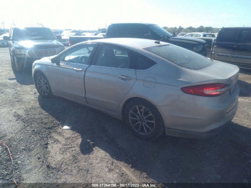 2017 FORD FUSION SE - 3FA6P0H75HR126170