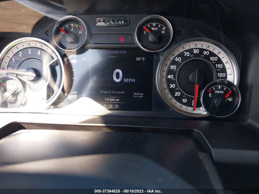 2017 RAM 2500 BIG HORN - 3C6UR5DL5HG601184