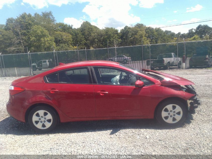 2016 KIA FORTE LX - KNAFK4A66G5501189