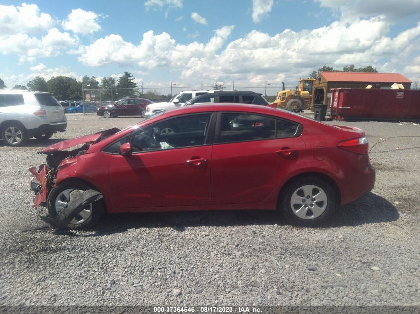 2016 KIA FORTE LX - KNAFK4A66G5501189