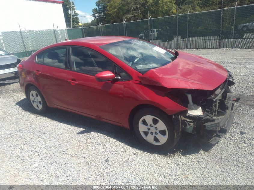 2016 KIA FORTE LX - KNAFK4A66G5501189